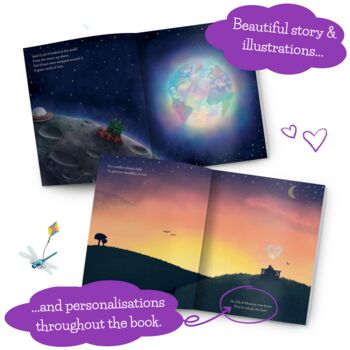 'The Longest Cuddle In The World' Personalised Daddy And Child Storybook, 7 of 12