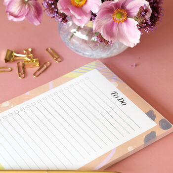 A5 Lined Pink To Do Notepad, 4 of 5