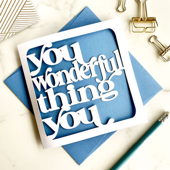 You Wonderful Thing Card, 2 of 4