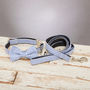 The Chichester Horizontal Striped Bow Tie And Lead, thumbnail 5 of 5