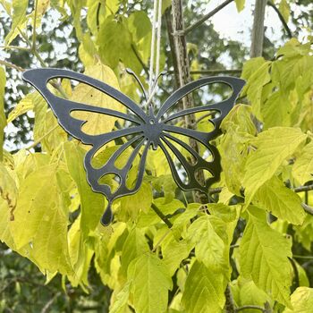 Butterfly Insect Mobile, Metal Art For Home And Garden, 9 of 12