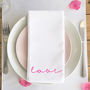 'Love' Neon Sign Napkin Set Of Two, thumbnail 1 of 5