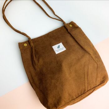 Corduroy Shopping And Working Tote Bag, 10 of 11