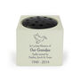 Personalised Dove Memorial Vase, thumbnail 3 of 3