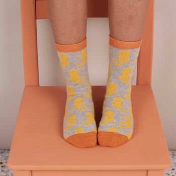Soft Lambswool Ankle Socks For Women, 4 of 12