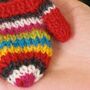 Fair Trade Knitted Striped Hanging Decorations, thumbnail 5 of 10