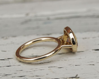 Citrine Gold Stacking Ring, 3 of 5
