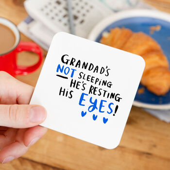 'Grandad's Not Sleeping He's Resting His Eyes' Card, 7 of 10