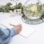 Personalised Watercolour Eucalyptus Wedding Guest Book, thumbnail 2 of 4