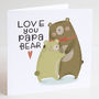 Papa Bear First Father's Day Card, thumbnail 2 of 2
