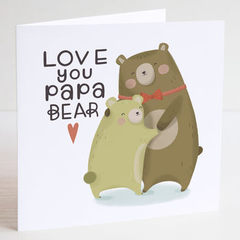 Papa Bear First Father's Day Card, 2 of 2