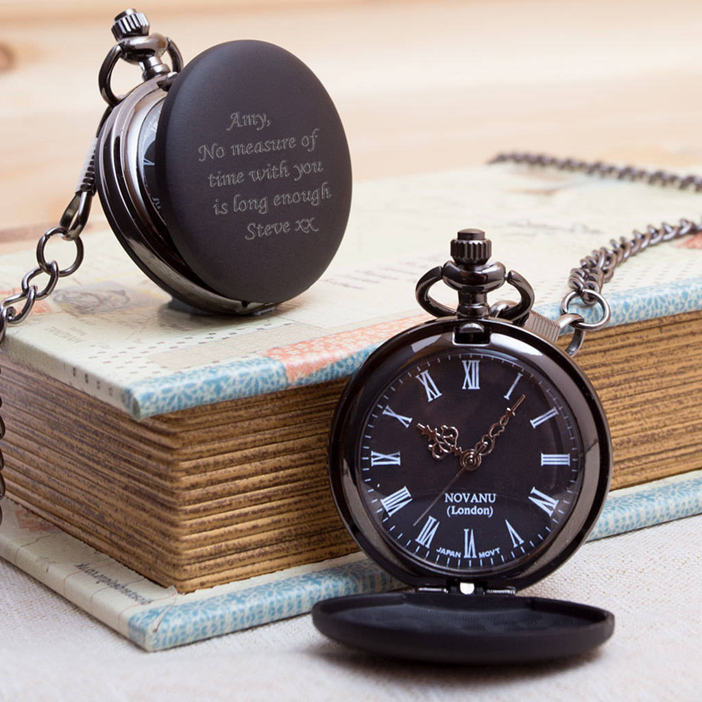 engraved pocket watch