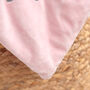Personalised Pink Elephant Baby Comforter, thumbnail 6 of 7