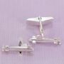 Submarine Cufflinks In Sterling Silver, thumbnail 2 of 3