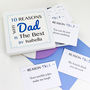 Personalised Best Dad Notes, thumbnail 12 of 12