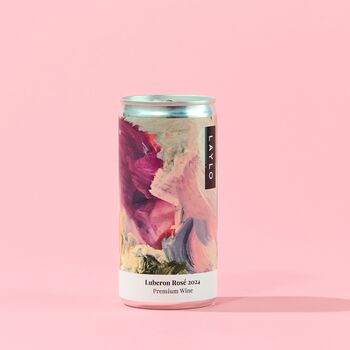 Luberon Rosé Canned Wine Case Of 24, 5 of 6