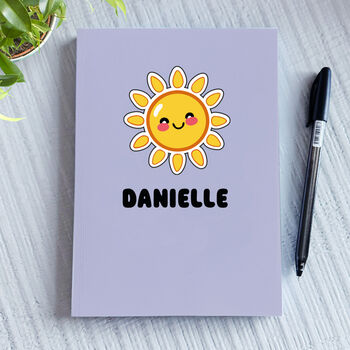 Personalised Design Your Own Sticker Style Notebook, 2 of 4