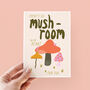 Cute Mushroom Valentine's Card, thumbnail 1 of 5