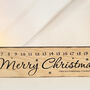 Personalised Wooden Christmas Advent Countdown Slider Keepsake, thumbnail 3 of 8