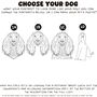 Custom Afghan Hound Dog Portrait Outline T Shirt, thumbnail 2 of 7