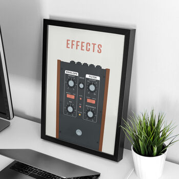 Moogerfooger Effects Print | Guitar Music Poster, 2 of 8