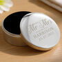 Personalised Mr And Mrs Wedding Ring Box, thumbnail 1 of 4