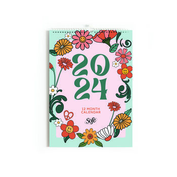 2024 Floral Pattern Calendar, 8 of 8