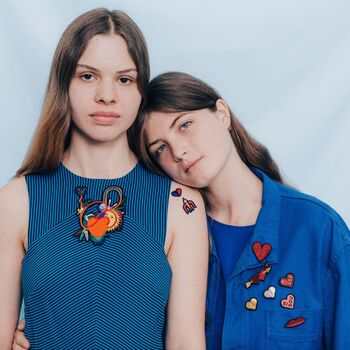 Mother’s Day Gift For Mum – Lovers’ Hearts Brooch, 2 of 5