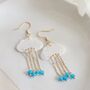 Mother Of Pearl Cloud Earrings, thumbnail 1 of 3