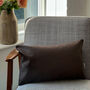 Luxury Super Soft Velvet Cushion Cedar Brown, thumbnail 5 of 5