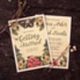 Personalised Botanical Floral Theme Wedding Invitations, thumbnail 3 of 6