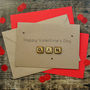 Personalised Valentine's Wooden Tiles Card, thumbnail 2 of 2