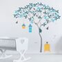 Triangle Tree Nursery Wall Stencil Pack With Beehives, thumbnail 4 of 8