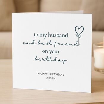 Romantic Birthday Card For Husband, 2 of 7