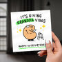 Funny 40th Birthday Card – It’s Giving Grandpa Vibes, thumbnail 1 of 5