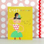 Mini Glittery Strictly Come Dancing Birthday Card, thumbnail 3 of 4