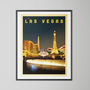 Personalised Las Vegas Vintage Style Travel Print, thumbnail 2 of 5