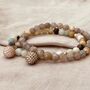 Labradorite Micro Pavé Cz Charm Bracelet, thumbnail 2 of 7