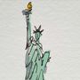 Statue Of Liberty New York Giclee Print, thumbnail 3 of 3