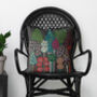 Serene Forest Bright, Mid Century Style Cushion, thumbnail 1 of 9