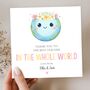 Personalised Thank You Teacher Card, Teacher End Of Term Gift, Best Teacher In The World, thumbnail 1 of 3