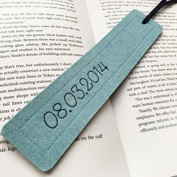 Wool Felt Personalised Bookmark, 7 of 8