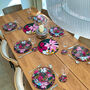 Vivid Garden Blooms Navy Melamine Tableware, thumbnail 9 of 12