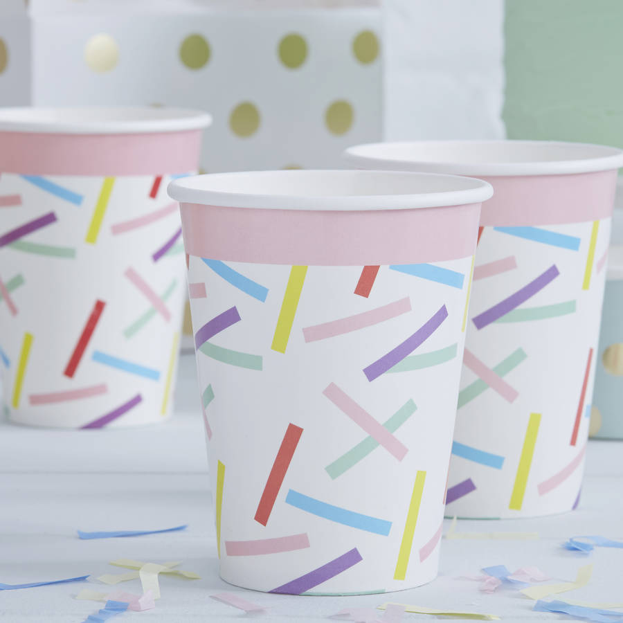 Sprinkles Themed Paper Party Cups, 1 of 2