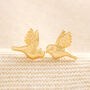 Delicate Bird Stud Earrings, thumbnail 3 of 7