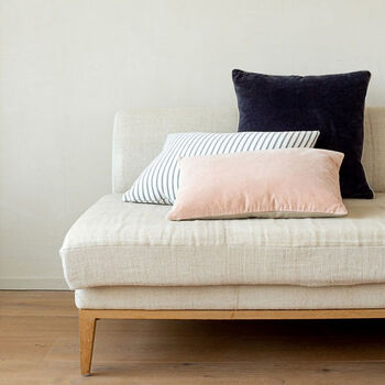 Misi Long Shell Pink Velvet Cushion, 2 of 4