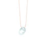 April Quartz Fine Cord Birthstone Necklace, thumbnail 2 of 6