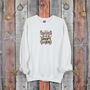 White 'Teacher Of Smart Cookies' Christmas Jumper, thumbnail 2 of 3