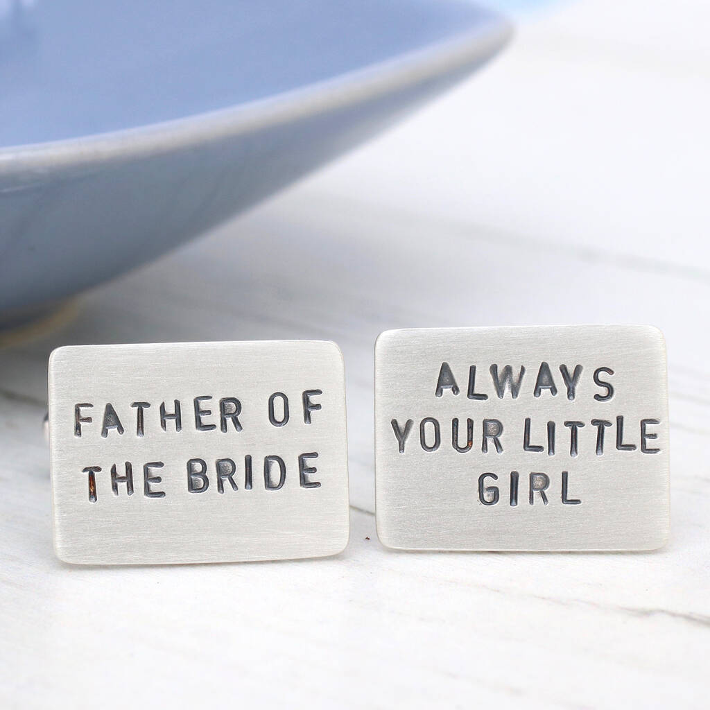 Wedding Cufflinks. Father Of The Bride Gift, 1 of 6