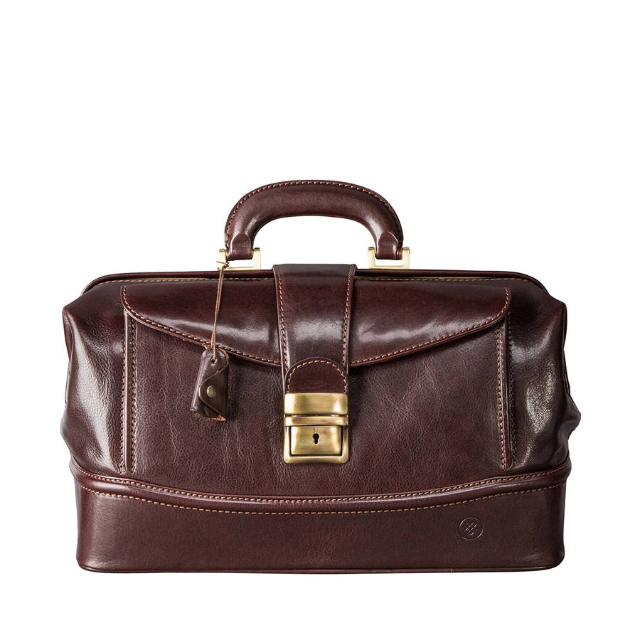 personalised small leather medical bag.'the donnini s' by maxwell scott ...